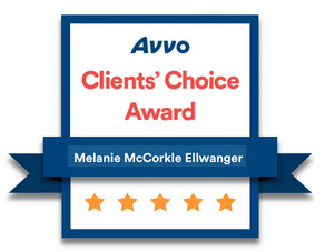 Avvo Clients' Choice Award - Melanie McCorkle Ellwanger